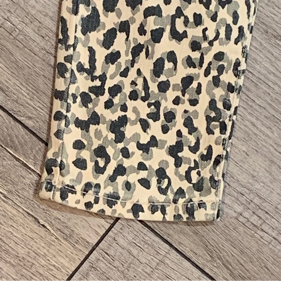 William Rast Cheetah Print Perfect Ankle Skinny Stretch Jeans - Picture 4 of 12